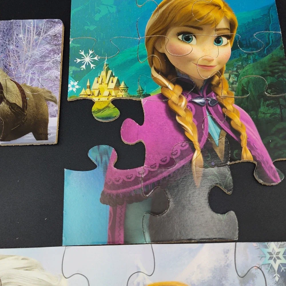 Walt‎ Disney Frozen MISSING PIECES CHILDREN'S PUZZLE SET 4 BB19.1GA1037